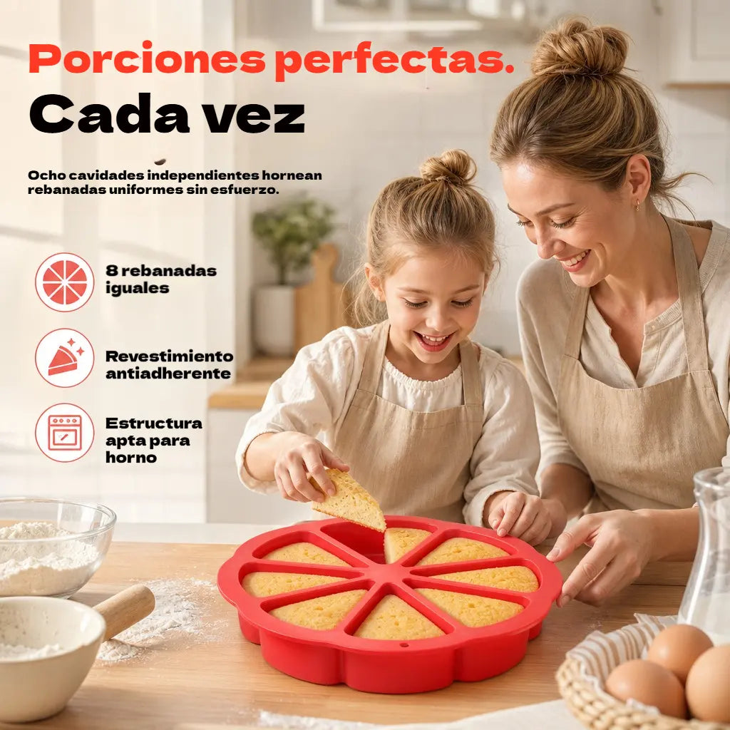 🍰 Molde triangular de silicona de 8 cavidades – 23 cm de diámetro, fácil de desmoldar, disponible en 3 colores. ¡Perfecto para preparar postres individuales! ✨🎂