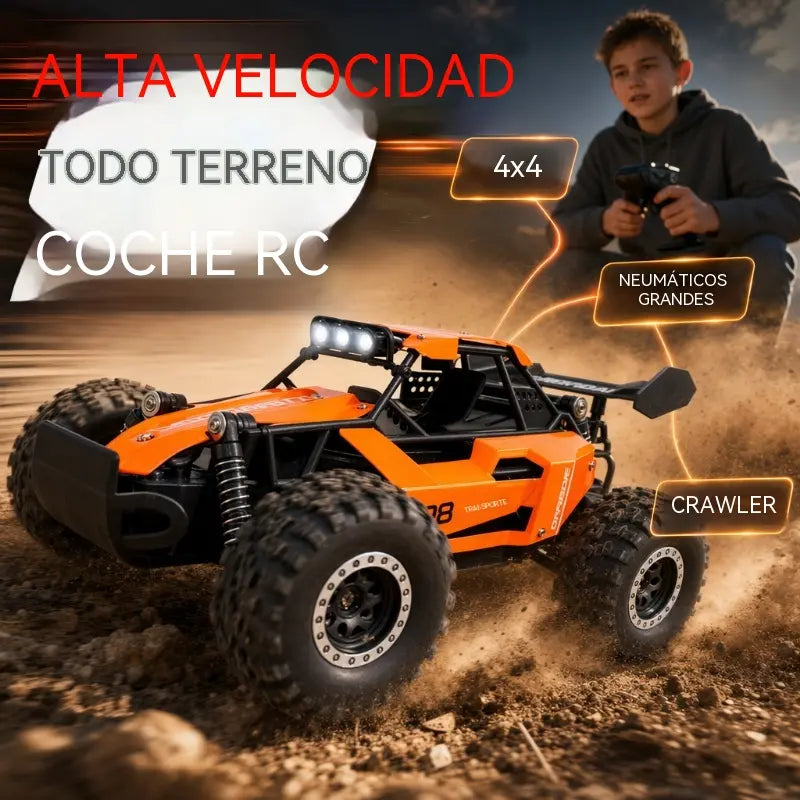 🚙💨 Coche RC 4x4 para Pequeños Aventureros — ¡Supera Obstáculos y Conquista Cualquier Ruta!