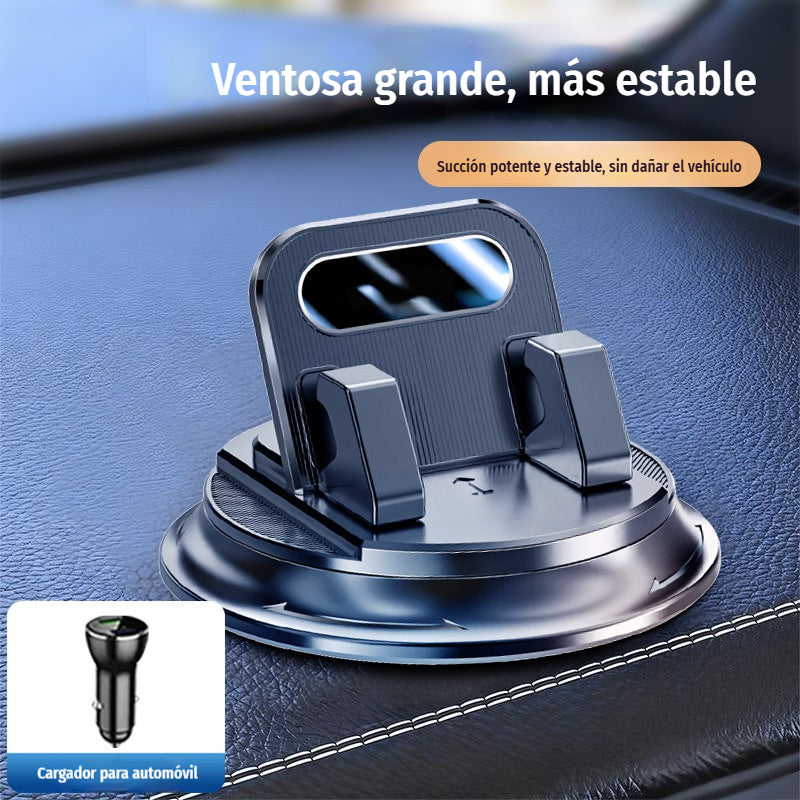 🎯 ¡-50% HOY! 🚗 Soporte de Móvil 360° para Coche｜Fijación Firme y Giro Total 🔄📱