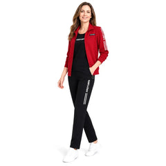 Elegancia a absolútne pohodlie! Elegantná 3-dielna tepláková súprava pre ženy (bunda na zips + tričko + nohavice / Veľkosti: M-6XL)!