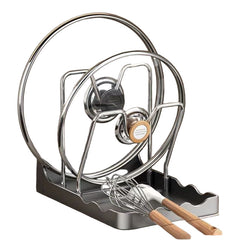 🔥 ¡50 % DE DESCUENTO! 🏠Tapa multifuncional para ollas y soporte para tablas de cortar