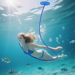 🏖️Un aparato respiratorio portátil para buceo con válvula de respiración de silicona a prueba de fugas, un elemento esencial para la práctica subacuática y el entrenamiento de suministro de oxígeno en aguas profundas.