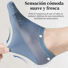 🧦6 pares🧦 ¡Medias Invisibles para Hombre: Frescas, Antideslizantes y Transpirables para el Verano!