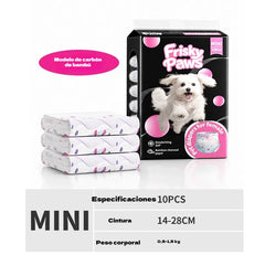 🐶💧 Pañales desechables para mascotas: súper absorbentes, transpirables y cómodos, mantienen a tu perro o gato seco y feliz 🐱✨