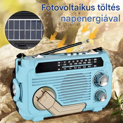 🏕️Hordozható multifunkcionális AM rádiós zseblámpa