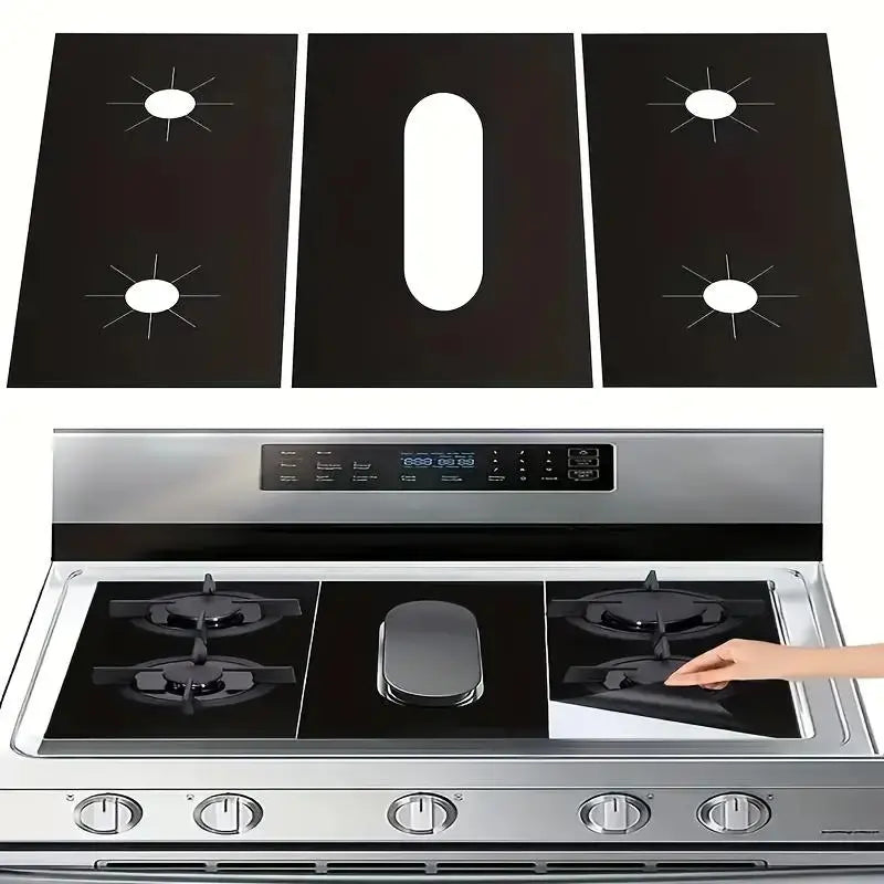 🔥 Protector Reutilizable para Cocina de Gas | Antigrasa y Fácil de Limpiar ✨