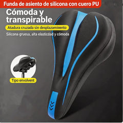 🚴 Funda de Silicona para Sillín de Bicicleta | Más Comodidad y Menos Presión al Pedalear ☁️