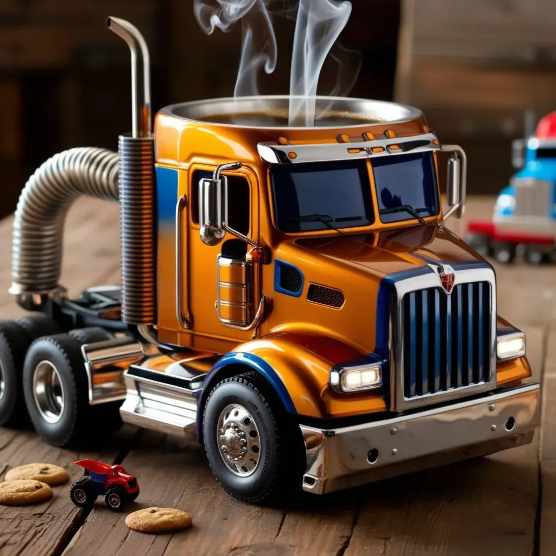 🚛Tazas de café artesanales para semirremolques