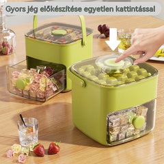 30%OFF🔥🧊 2026 Jégkockatartó fedővel: A jégkészítés egyszerű.