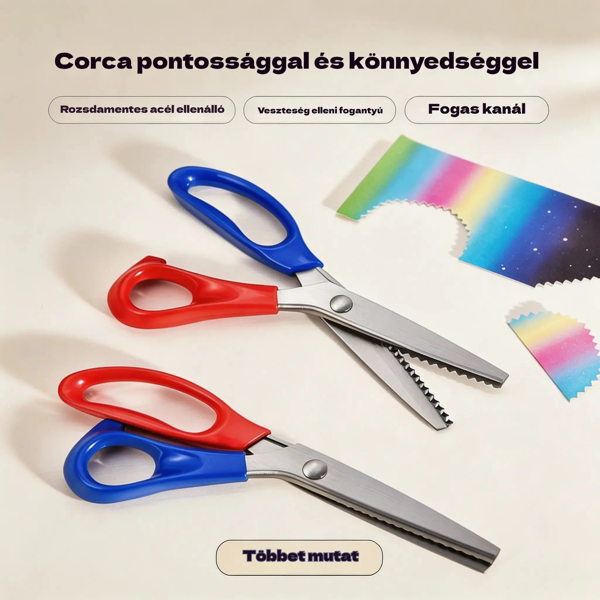 ✂️✨ Barkács varró- és csipkeolló 🧵💖 Precíz és egyszerű vágás minden alkalommal, segítve saját remekművek létrehozását 🎀🌟