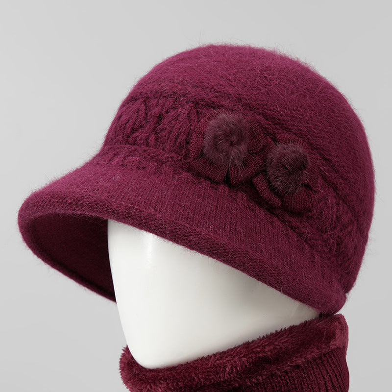 🧶 Compañero cálido en invierno: gorro de lana de punto cálido