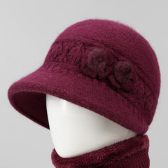 🧶 Compañero cálido en invierno: gorro de lana de punto cálido