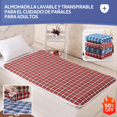 🛏️ Protector de cama lavable y absorbente – Impermeable y antideslizante para una mayor protección**
