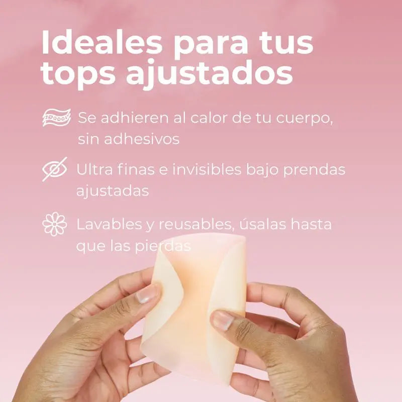 🎁 Incluye caja magnética y bolsa de terciopelo ✨Pezoneras de Silicona Invisibles ✨ | Comodidad Sin Sujetador, Reutilizables y Naturales