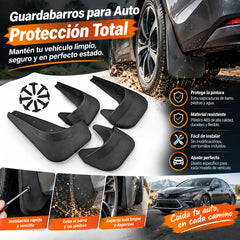 🔥【Estilo universal 4 piezas】Guardabarros para neumáticos de automóvil, protectores contra salpicaduras