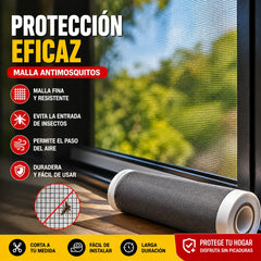 【Compra 5 metros y llévate 5 metros gratis.】[🔥10 metros 23 euros] Reparación de agujeros en mosquiteras con cinta adhesiva, reparación de malla de acero inoxidable.