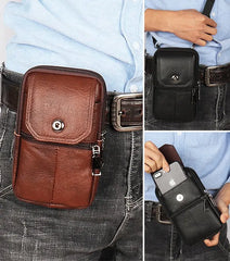 👜 ¿Cansado de llevar todo en los bolsillos? Riñonera de cuero auténtico para hombre con estilo y gran capacidad