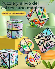 🔥【Compra 3, llévate 3 gratis】Cubo de Rubik con deformación geométrica, rompecabezas 3D, bloques de construcción🧩Precio medio desde 5 euros