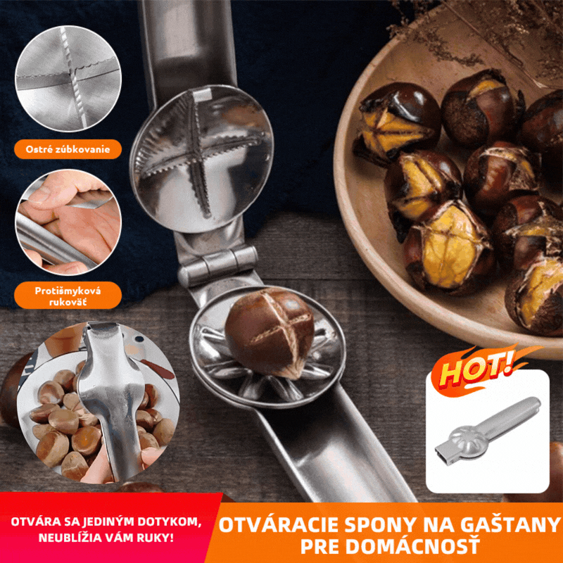 [Buy 1 Get 1 Free] Chestnut Opening Clip for Home Use - Easy to open with a touch without hurting your hands!