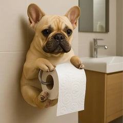 🐕Lindo porta rollo de papel higiénico con temática de cachorro