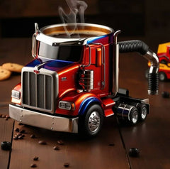 🚛Tazas de café artesanales para semirremolques