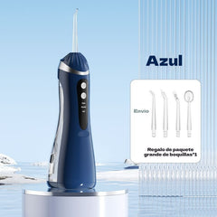 ✨🦷 Irrigador bucal portátil | Elimina la placa y los restos de comida que el cepillo de dientes no puede alcanzar, limpiando profundamente las encías💞