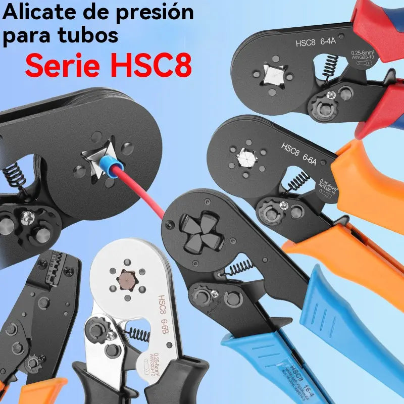 【800* Manguito terminal + 1* Alicates de crimpeado】🧰Kit de fundas para cables aislados, terminales y alicates de crimpeo
