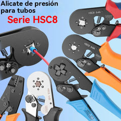 【800* Manguito terminal + 1* Alicates de crimpeado】🧰Kit de fundas para cables aislados, terminales y alicates de crimpeo