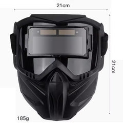 ⚡Casco de soldadura con oscurecimiento automático para seguridad ocular