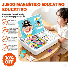 🧒🧩Rompecabezas magnéticos, juguete de viaje, de doble cara, para niños, preescolares, educativos, para aprender