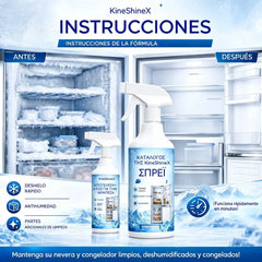 🔥【2 botellas por 28 euros】❄️ Nuevo spray descongelante 2026 🧡 Elimina rápidamente el hielo del congelador