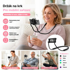 Multifunkční univerzální popruh na krk pro mobilní telefony.