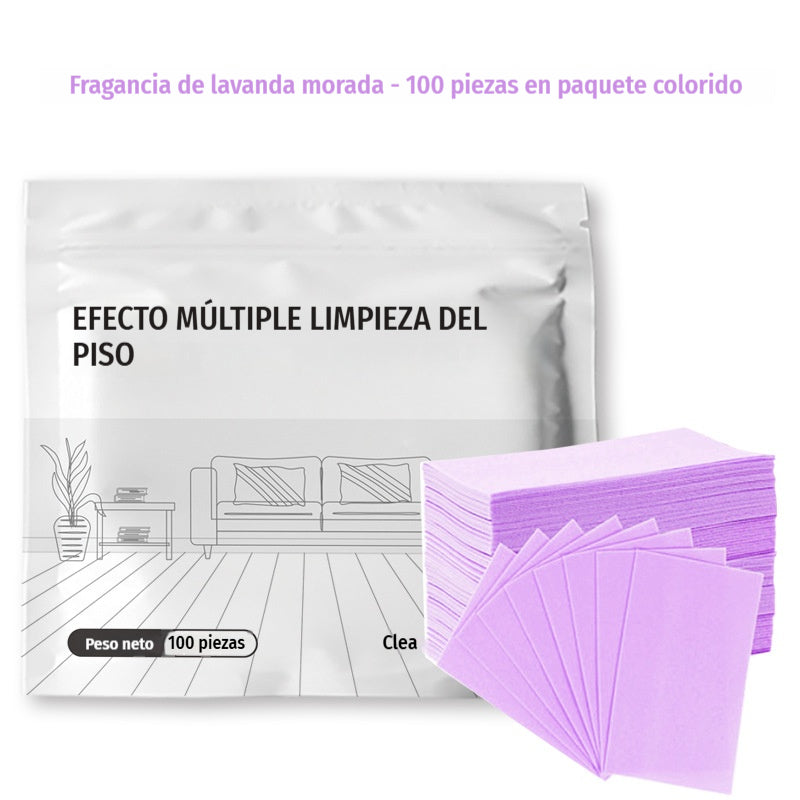 100 unidades de pastillas limpiadoras multiusos antibacterianas y desodorizantes | Aptas para madera dura, suelos laminados, azulejos y paredes de autocaravana