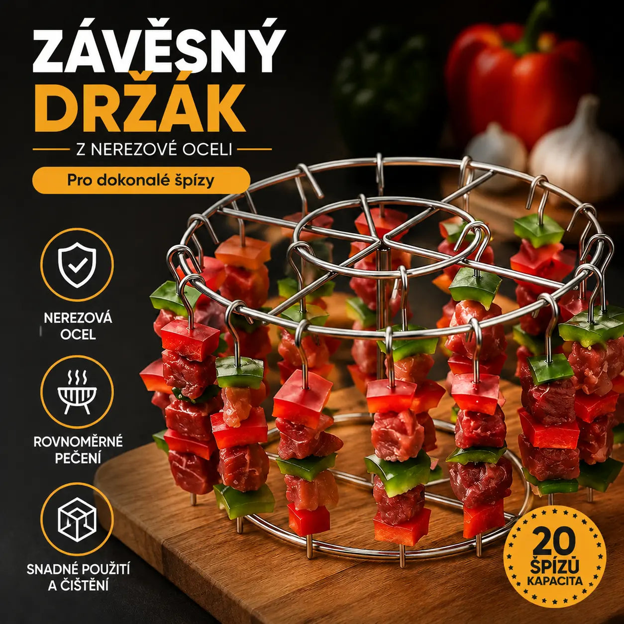 🔥Grilovací rošt do fritézy | Rovnoměrný ohřev v rozsahu 360° pro křupavé a šťavnaté výsledky! 🍢