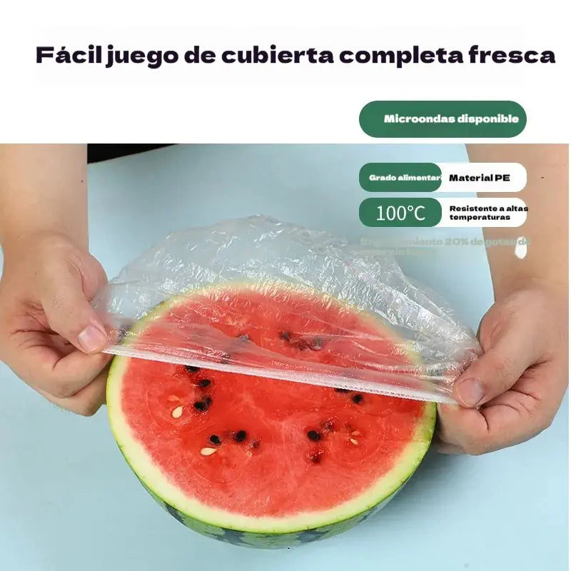 ⏳50% de descuento🔥Cuanto más compres, más ahorrarás🎁Tapas elásticas desechables para alimentos, aptas para cuencos y platos