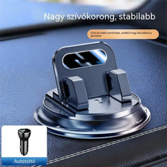 🎯 50% KEDVEZMÉNY MINDENRE! Forgatható telefontartó – Biztonságos műszerfalra rögzítés, nagy tapadású gumi 🧭🔄 【Minőség garantált】