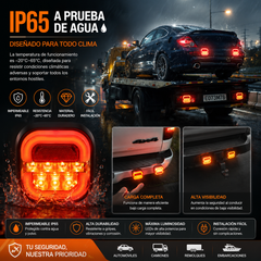 【Universal 12V/24V】 Luces LED para remolque de coche