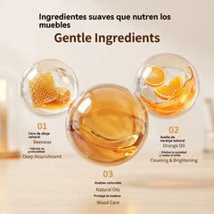🔥 Oferta limitada ✨ Cera de Abeja Natural para Limpiar y Abrillantar Madera 🪵