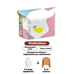 【Juego de 5 piezas】 Bolsa de almacenamiento de vacío grande y comprimible: no requiere bomba, es a prueba de fugas e ideal para ahorrar espacio en la maleta y el hogar