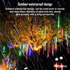 🌠 Luz Solar LED Lluvia de Meteoritos: ¡Crea un Jardín Mágico por la Noche!