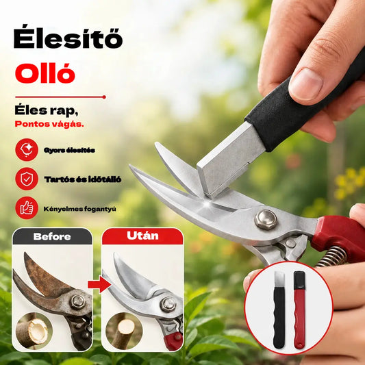 💥50% kedvezmény💥【10 darabos csomag】 Hordozható kültéri olló- és késélezők