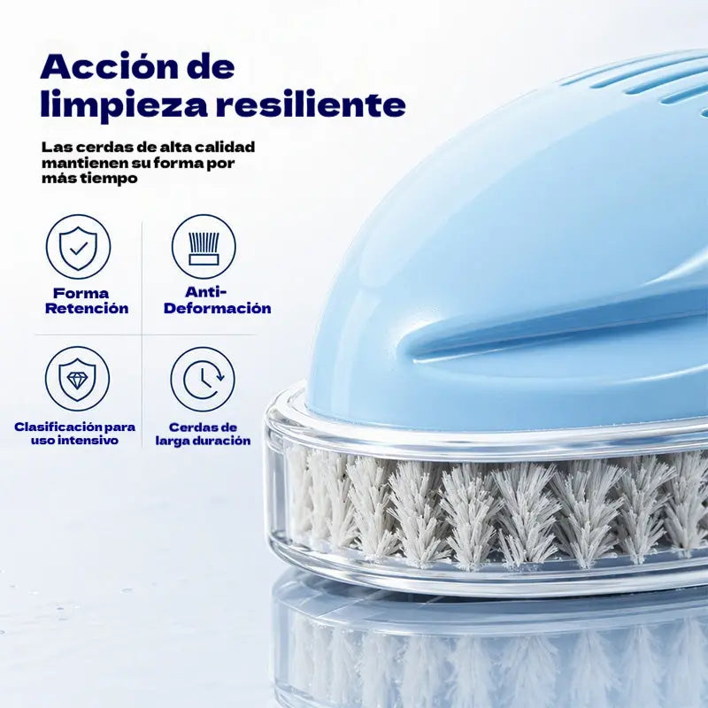 🔥50% de descuento🔥🧼Cepillo de cocina para limpiar la grasa con dispensador de jabón incorporado.