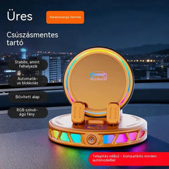 📱 RGB autós tartó automatikus rögzítéssel és 15 W-os vezeték nélküli töltéssel