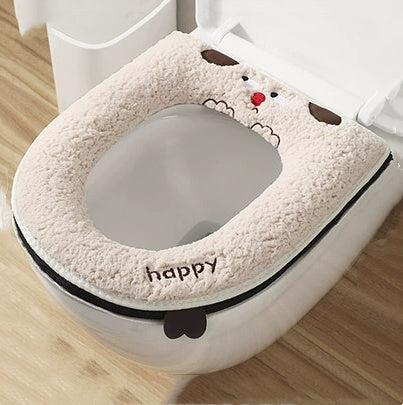 🔥🚽🔥50%OFF🔥🎁Fundas de asiento de inodoro cálidas para el invierno con forro polar