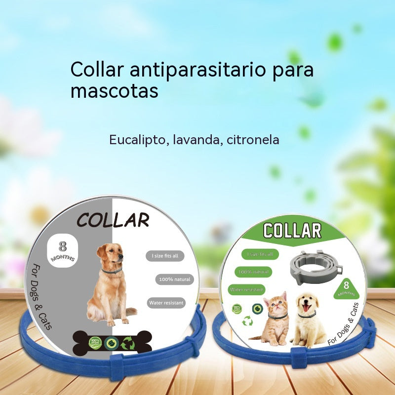 🐱🐶Collar antipulgas y garrapatas ajustable para perros y gatos🚫