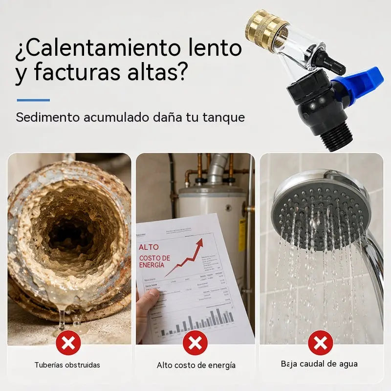 🔥 Limpiador Desincrustante para Calentadores de Agua – ¡Elimina Sarro y Sedimentos sin Desmontar!