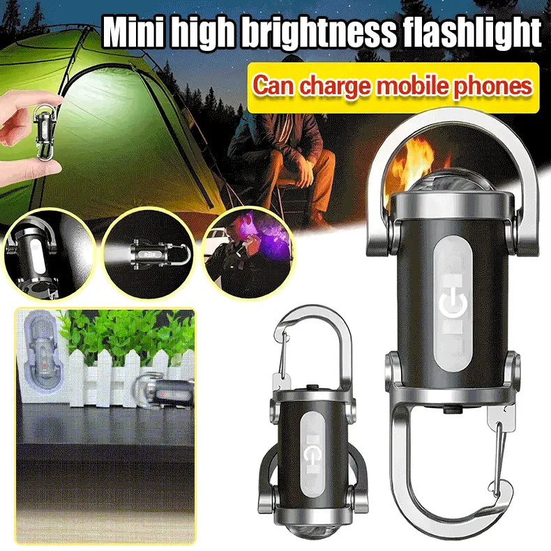 🔥🔥【Compra 1 y llévate 1 gratis】🔥Gran oferta🔥Linterna mini para llave súper brillante e impermeable con salida de 1200 lm
