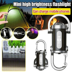 🔥🔥【Compra 1 y llévate 1 gratis】🔥Gran oferta🔥Linterna mini para llave súper brillante e impermeable con salida de 1200 lm