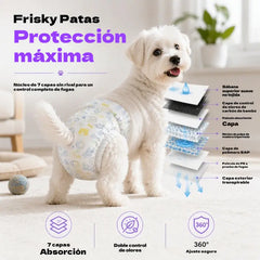 🐶💧 Pañales desechables para mascotas: súper absorbentes, transpirables y cómodos, mantienen a tu perro o gato seco y feliz 🐱✨