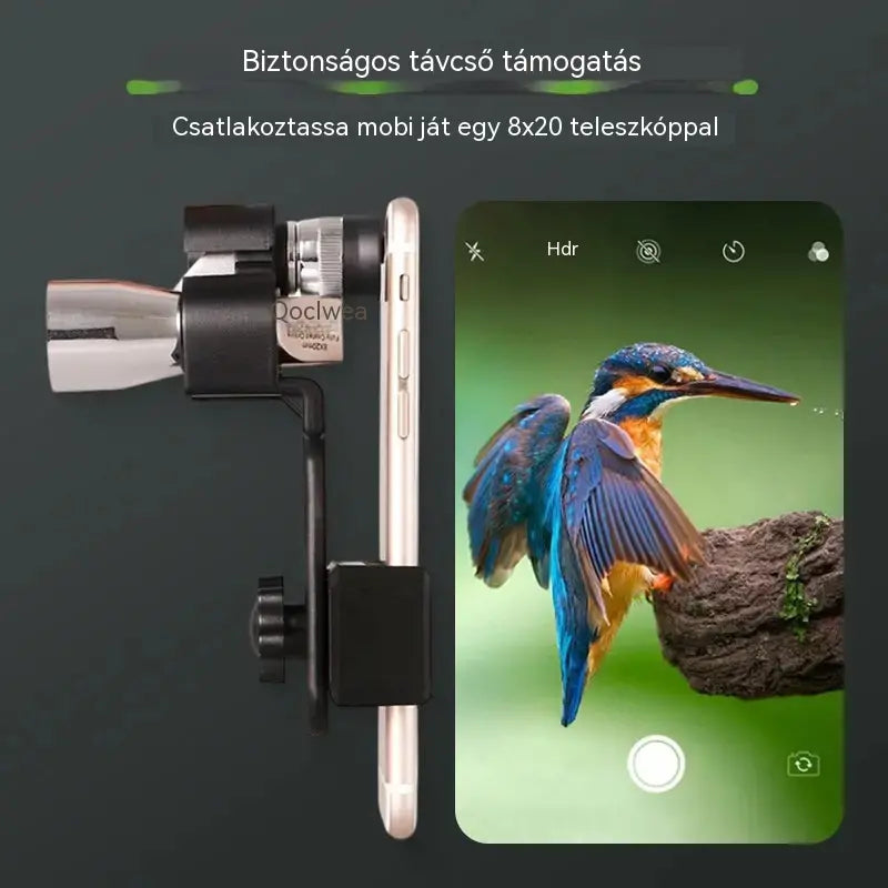 【🔭】Mini monokuláris távcső telefonhoz – Hordozható monokuláris távcső utazáshoz és megfigyeléshez